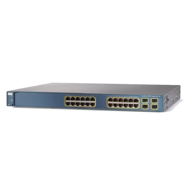 سوئیچ شبکه سیسکو مدل Cisco WS-C3560G-24PS-S | شبکه ارغوان 021-41902