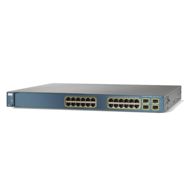 سوئیچ شبکه سیسکو مدل Cisco WS-C3560G-24PS-S | شبکه ارغوان 021-41902