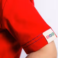 تیشرت مشترک دخترانه و پسرانه S102 برشاد رنگ قرمز-سرمه ای سایز 116