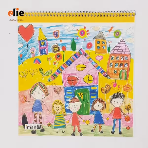 دفتر نقاشی ایمان طرح 24