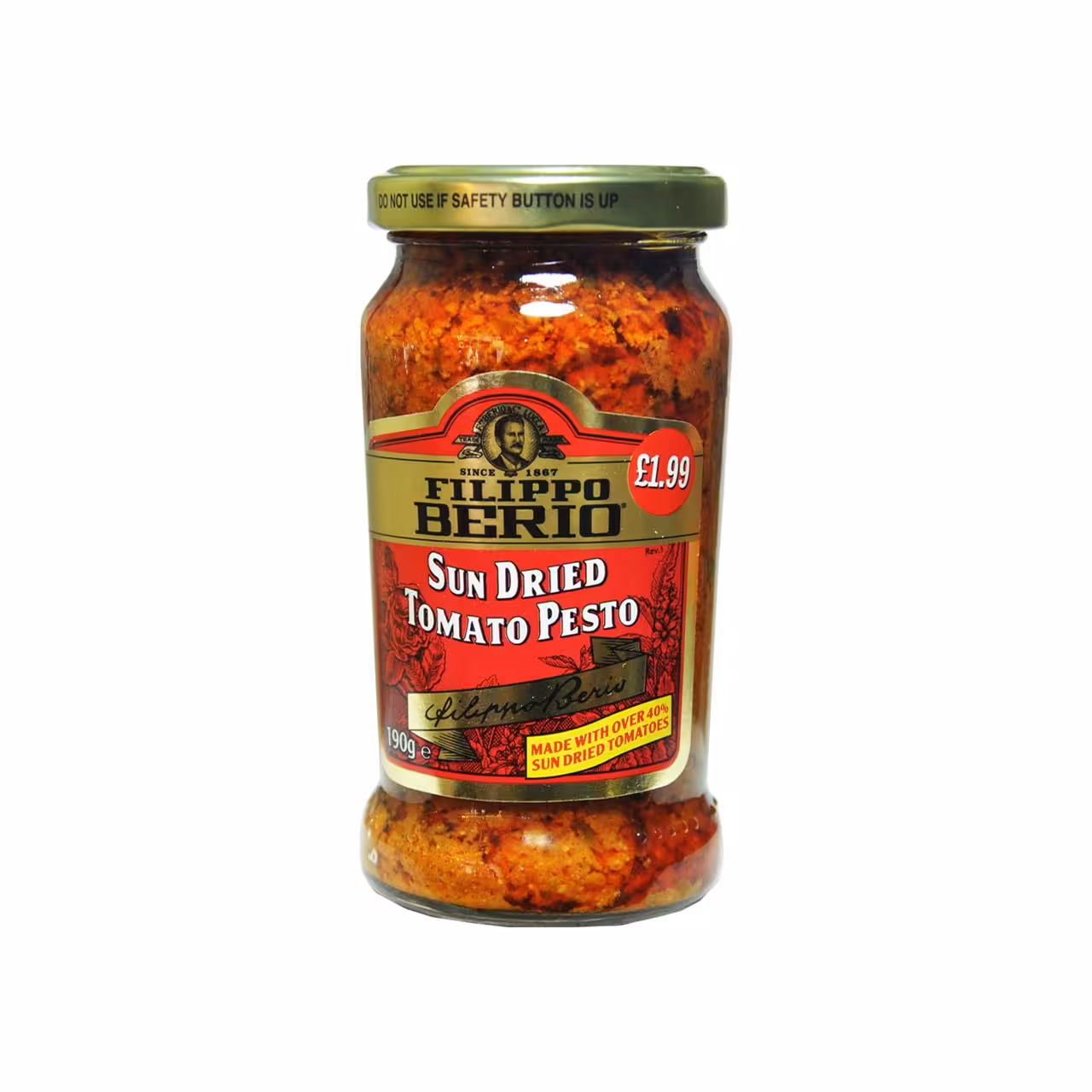 سس پستو قرمز ( گوجه ) 190 گرم فیلیپو بریو - filippo berio