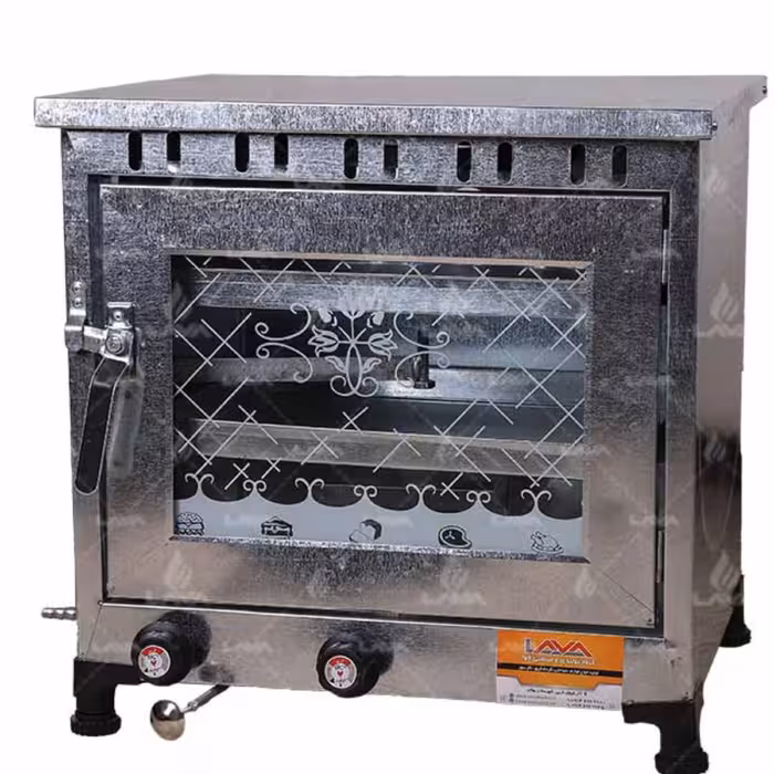 فر گازی خانگی دو سینی گالوانیزه