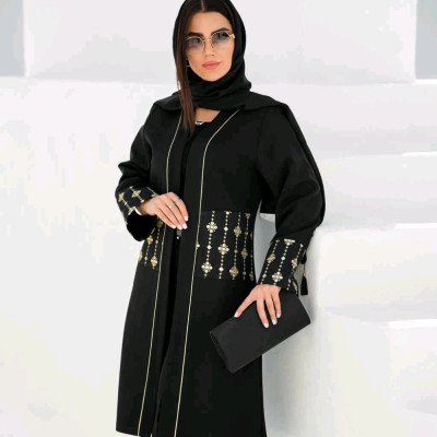 مانتو مجلسی کرپ مدل ترلان