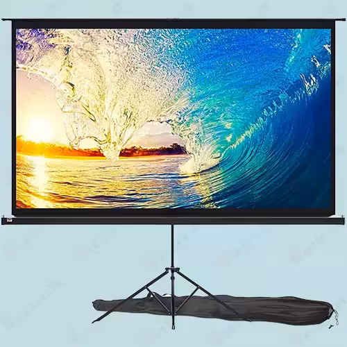 پرده نمایش پایه دار پروژکتور برند سلکسون CELEXON 1.8×1.8