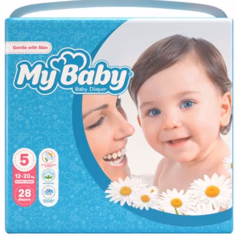 پوشک بچه سایز 5