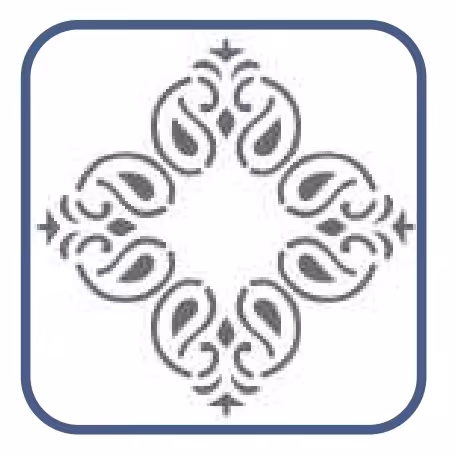 شابلون طرح اشکی سایز 20 در 30 کد 880