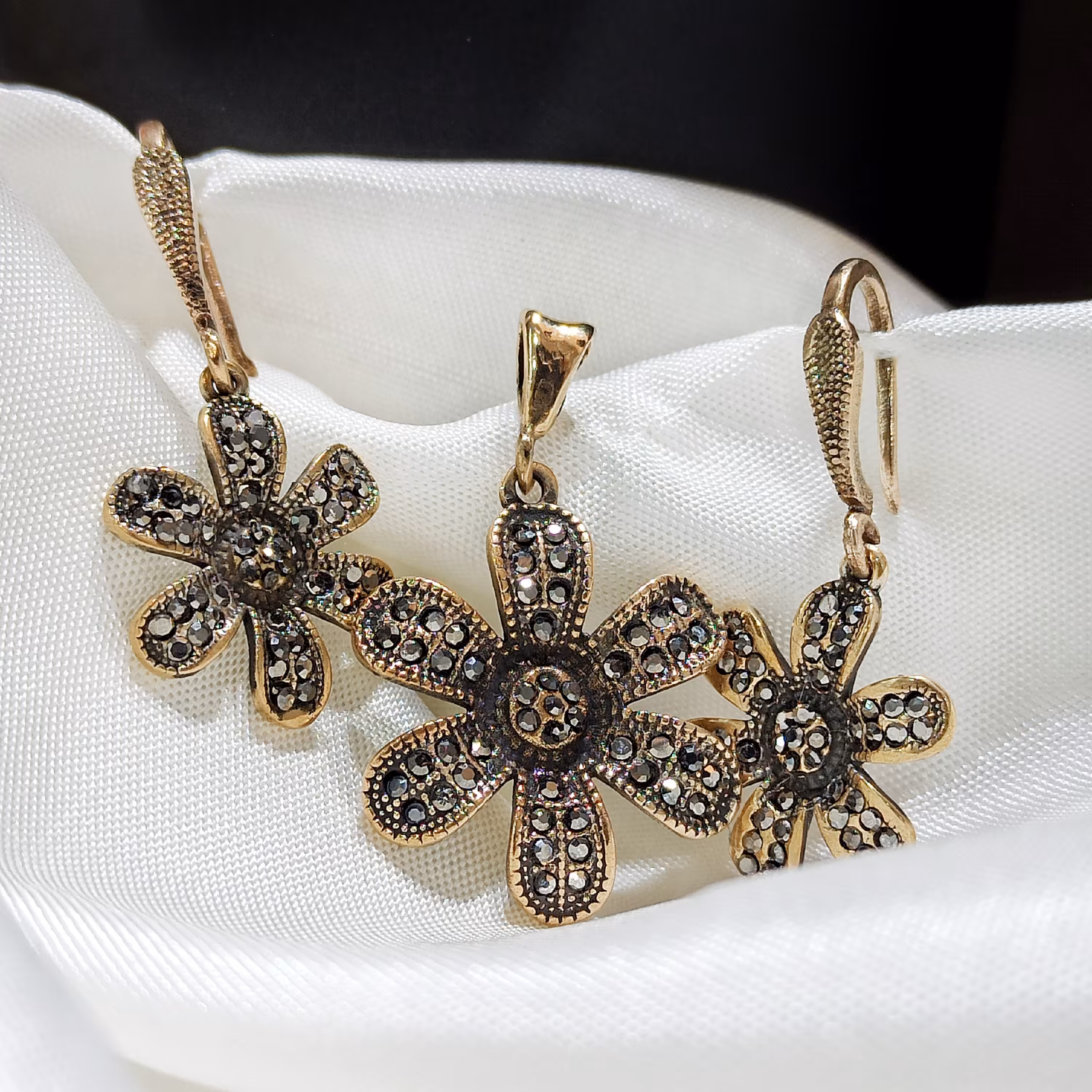 زیورآلات ژوپینگ esنیم ست طلا روس جنس مارگازیت 