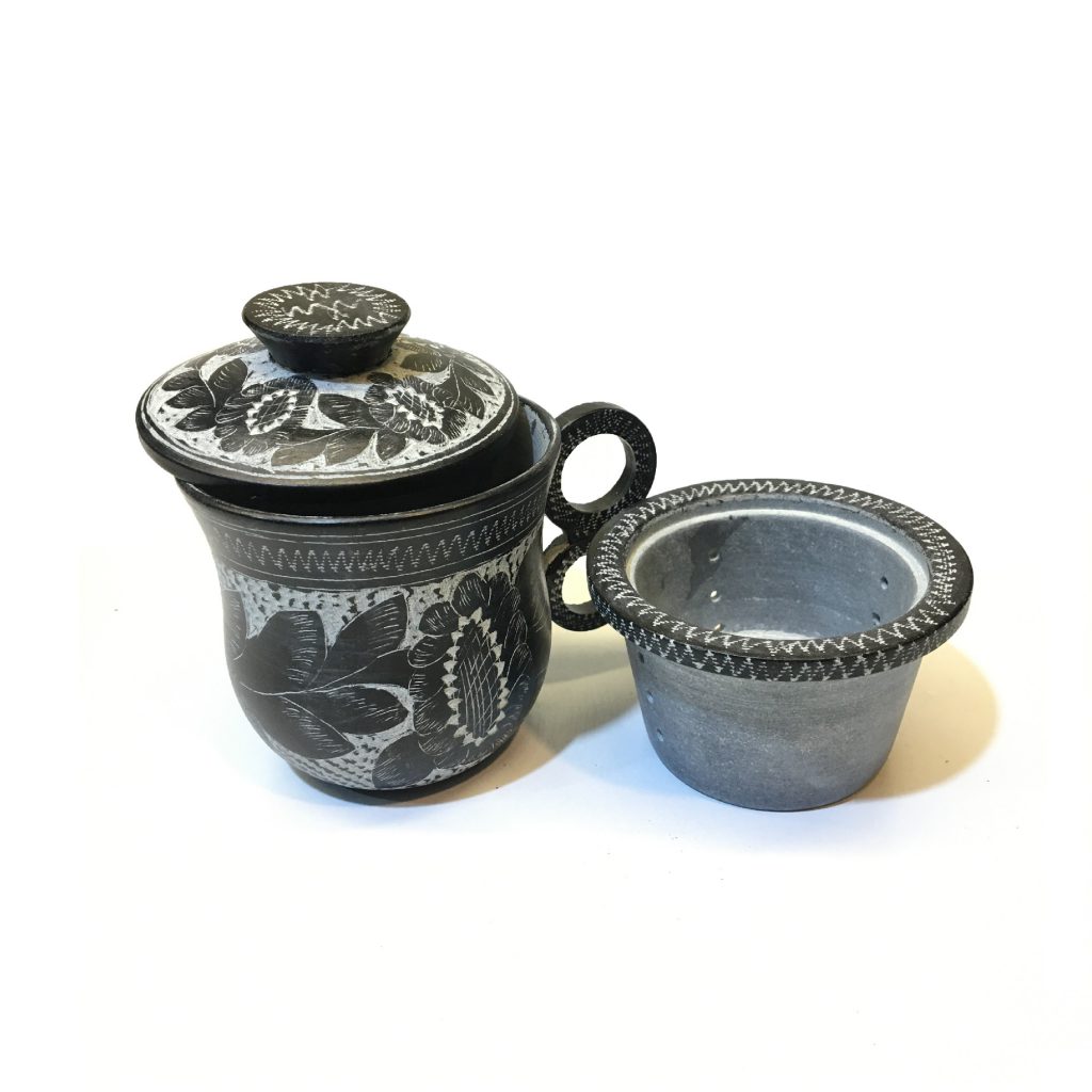 دمنوش ساز سنگی طرح گلسار