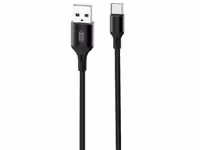کابل شارژ سریع یواس‌بی به تایپ‌سی یک متری ایکس‌او XO braided data cable Type-c NB143