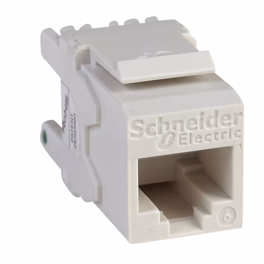 کیستون RJ45 Cat6 اشنایدر الکتریک Digilink DC6KYSTU-WT