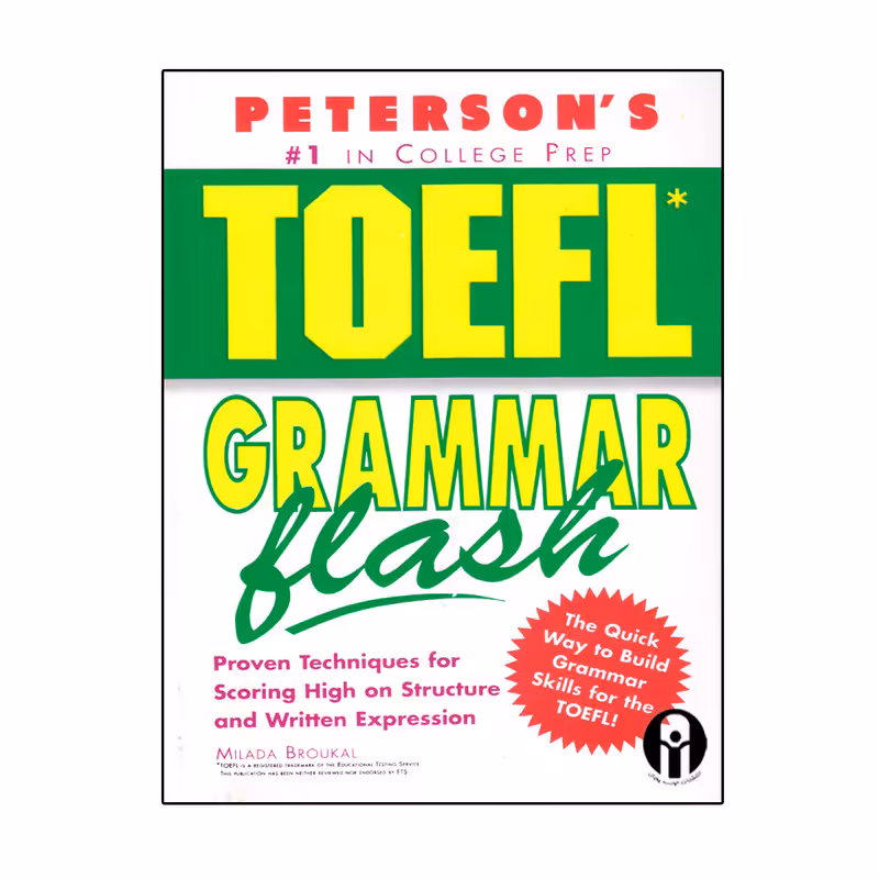 کتاب TOEFL Grammar Flash اثر Milada Broukal انتشارات الوندپویان