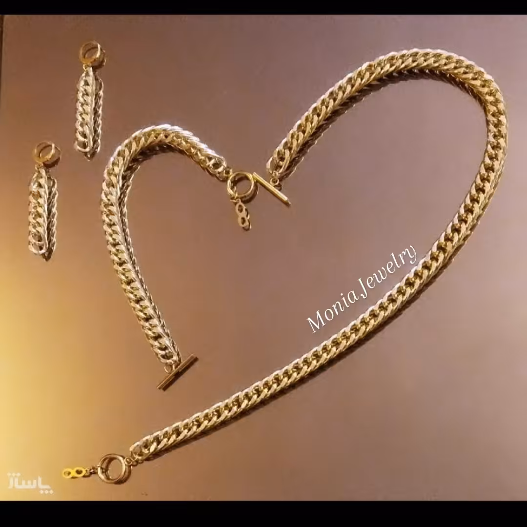 نیم ست کارتیر دوبل آلومینیوم رنگ ثابت کاملا ضدحساسیت با آویز بی نهایت 