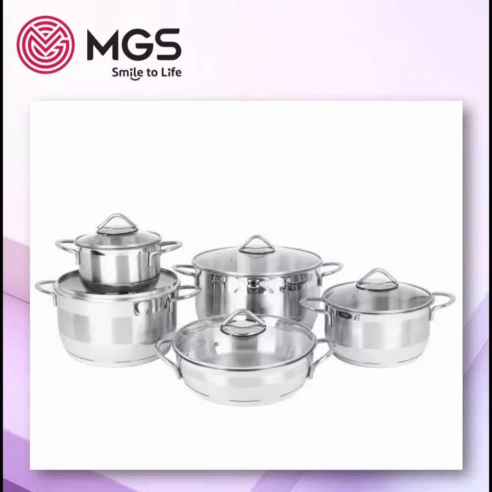 سرویس قابلمه 10 پارچه استیل