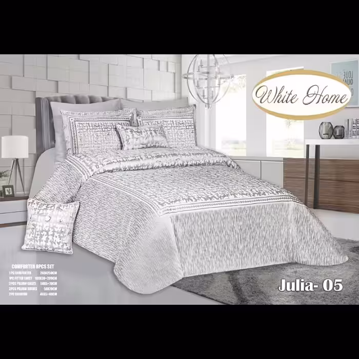 روتختی مخمل پنلی ترک درجه یک برند وایت هوم طرح جولیا طوسی