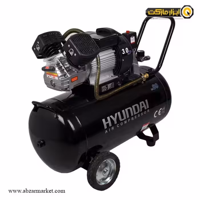 پمپ باد 80 لیتری هیوندای مدل AC-8030