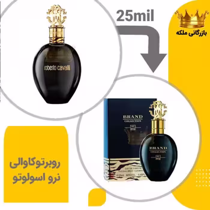 عطر ادکلن روبرتوکاوالی نرو اسولوتو 25میل برند کد 72(Roberto Cavalli Nero Assoluto)