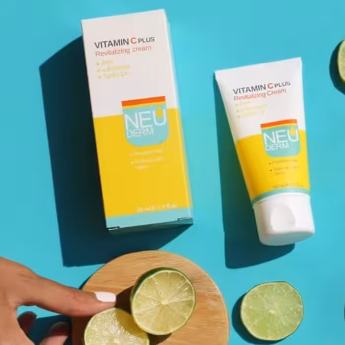 کرم روشن کننده ویتامین سی پلاس نئودرم حجم 50 میل