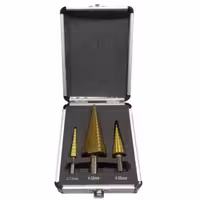 ست 3 عددی مته کاجی با جعبه فلزی