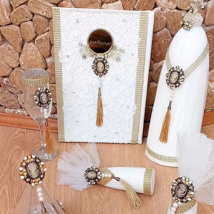 ست بله برون طرح ویکتوریا (پس کرایه)