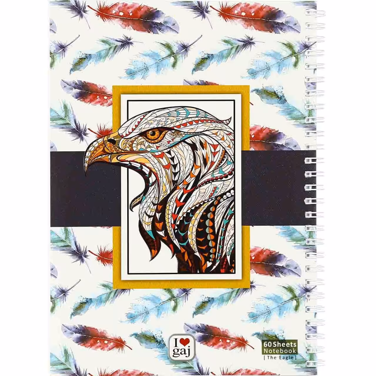 دفتر سیمی 60 برگ گاجکو طرح عقاب