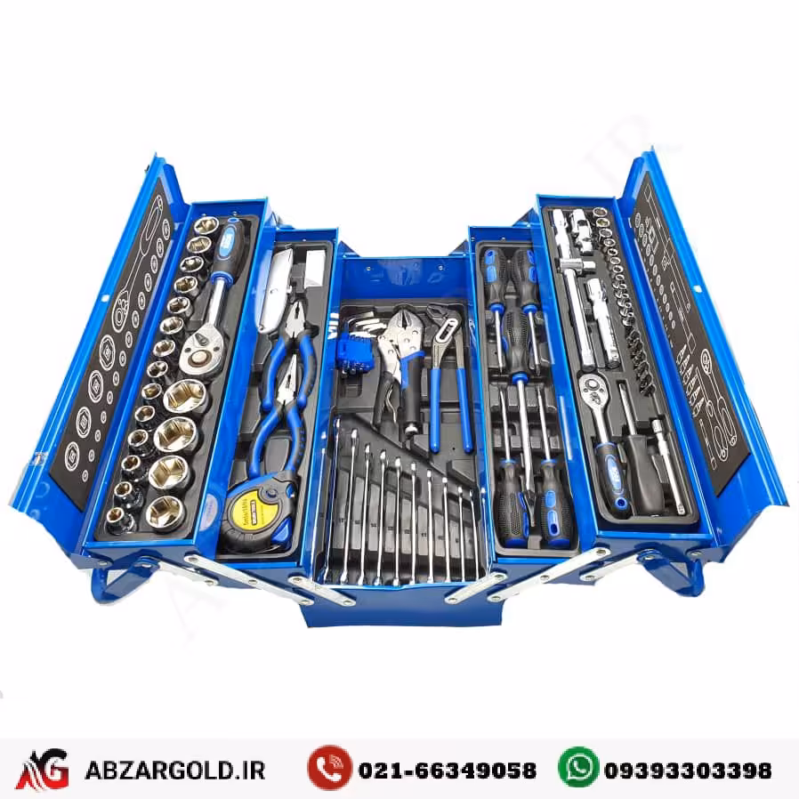 مجموعه جعبه بکس و ابزار 85 عددی باس