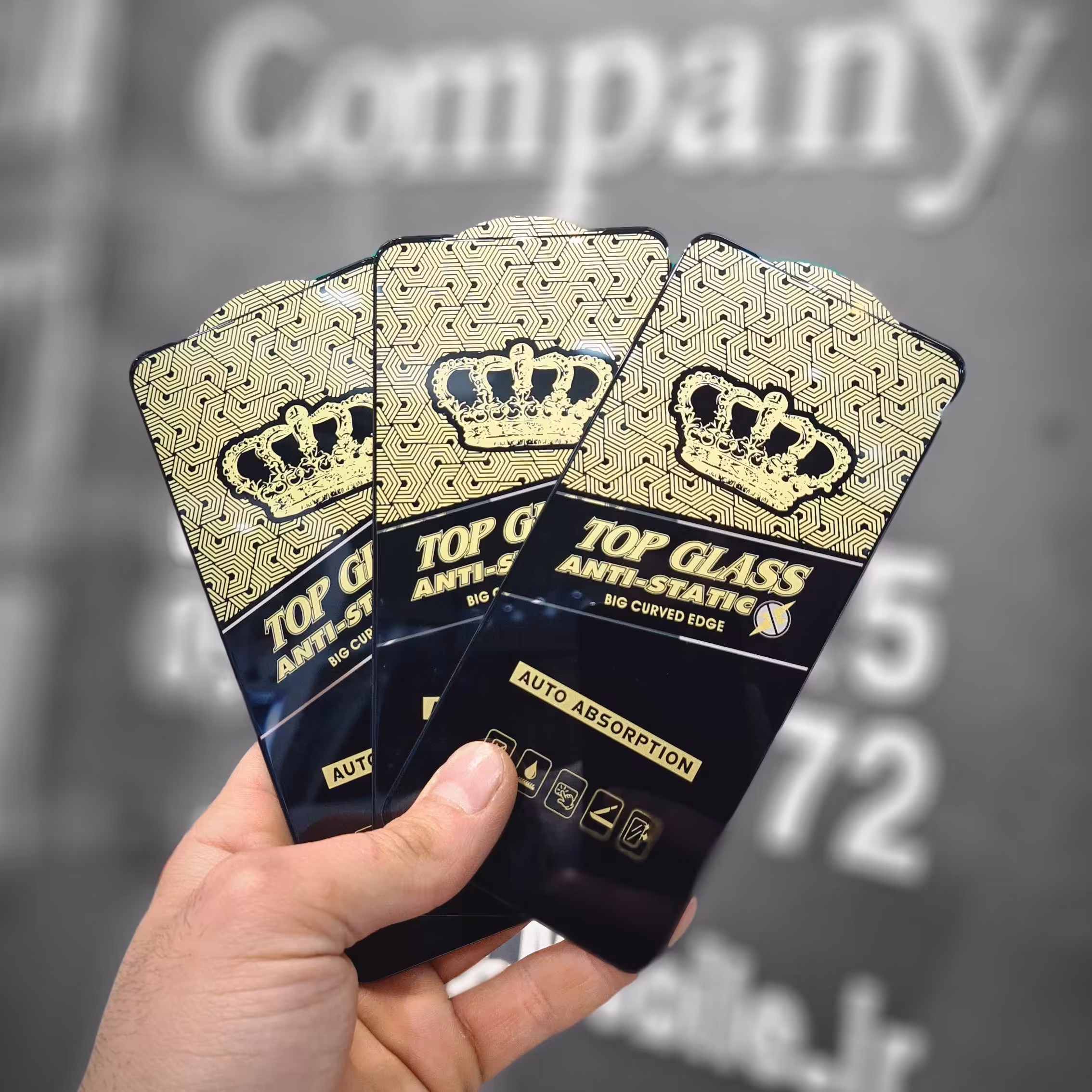 گلس آنتی استاتیک با کیفیت درجه 1