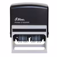 خرید دستگاه مهر شاینی دو نمراتور مدل S-830-NN سایز 38 × 75