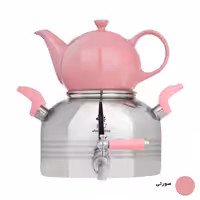 ست کتری و قوری پونته مدل Aten سه لیتر در رنگ های قرمز و صورتی و زرد و سفید