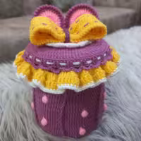 جا مدادی پاپیونی بافتنی