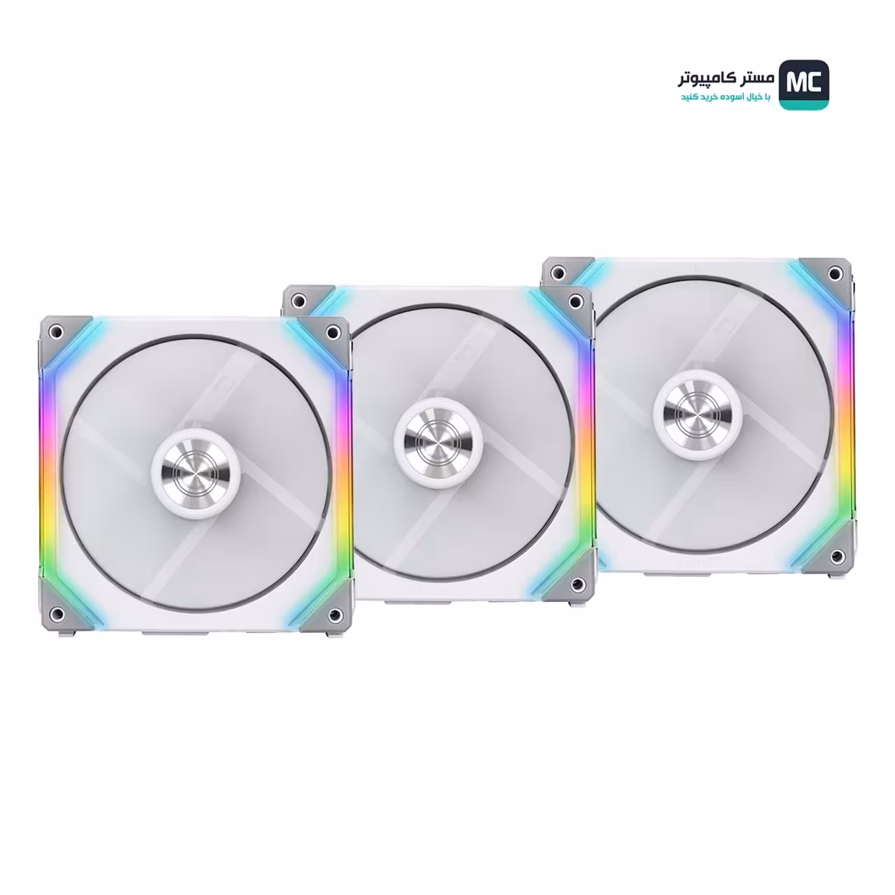قیمت و خرید فن کیس لیان لی UNI Fan SL120 RGB White بسته 3 عددی | مستر کامپیوتر | آسوده خرید کنید