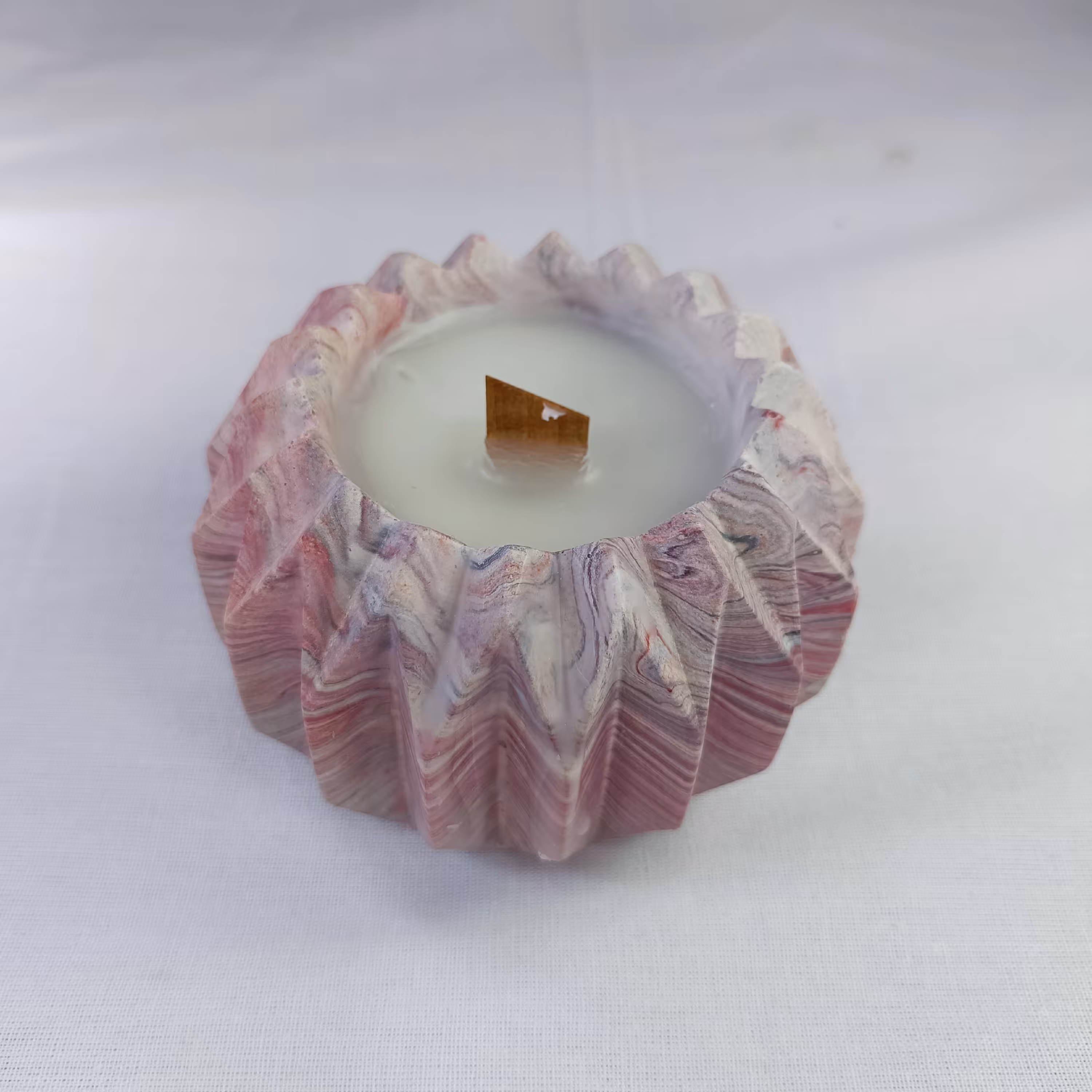 شمع و جاشمعی خورشیدی سنگ مصنوعی 