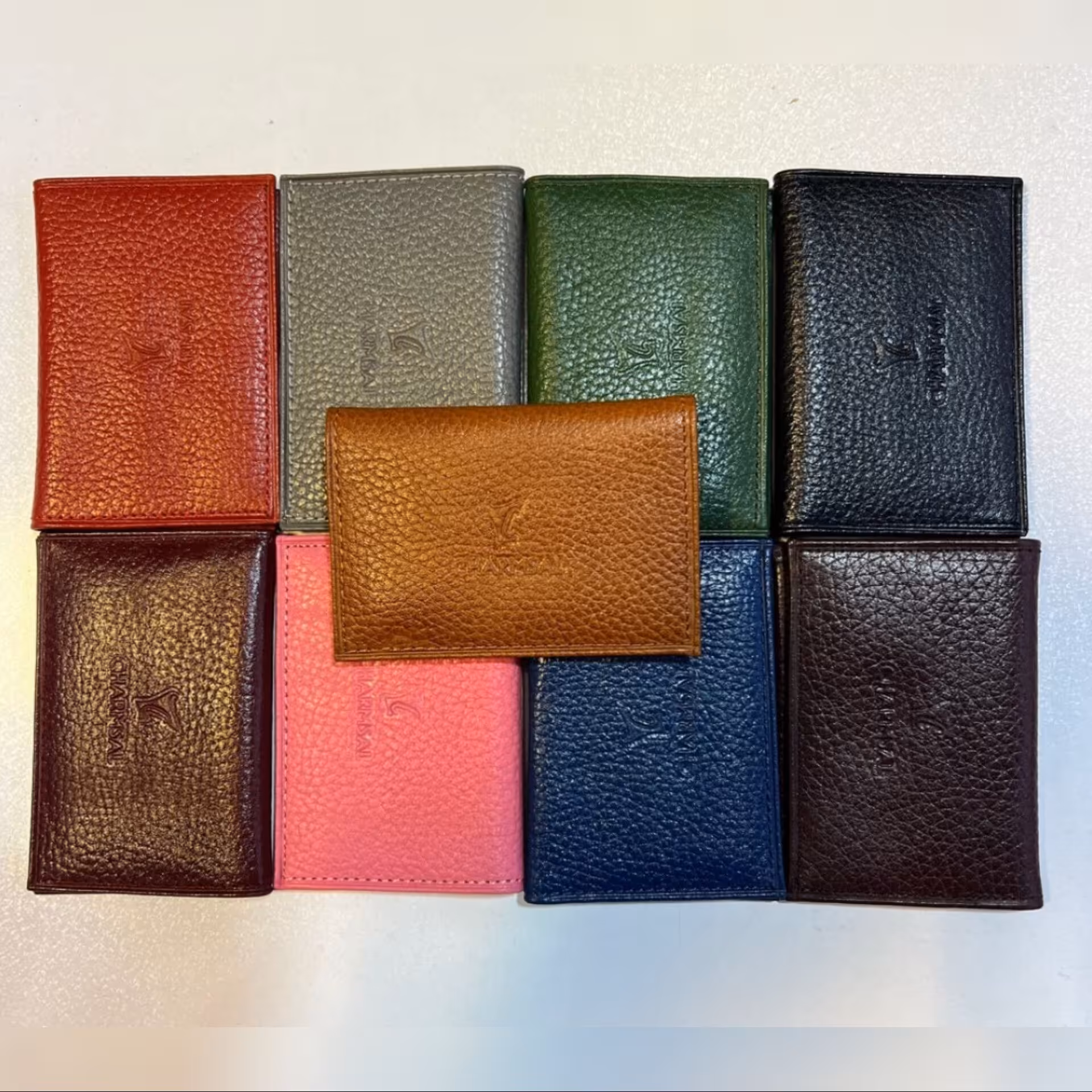 جا کارتی چرم طبیعی جا دار بارنگ بندی ارسال رایگان