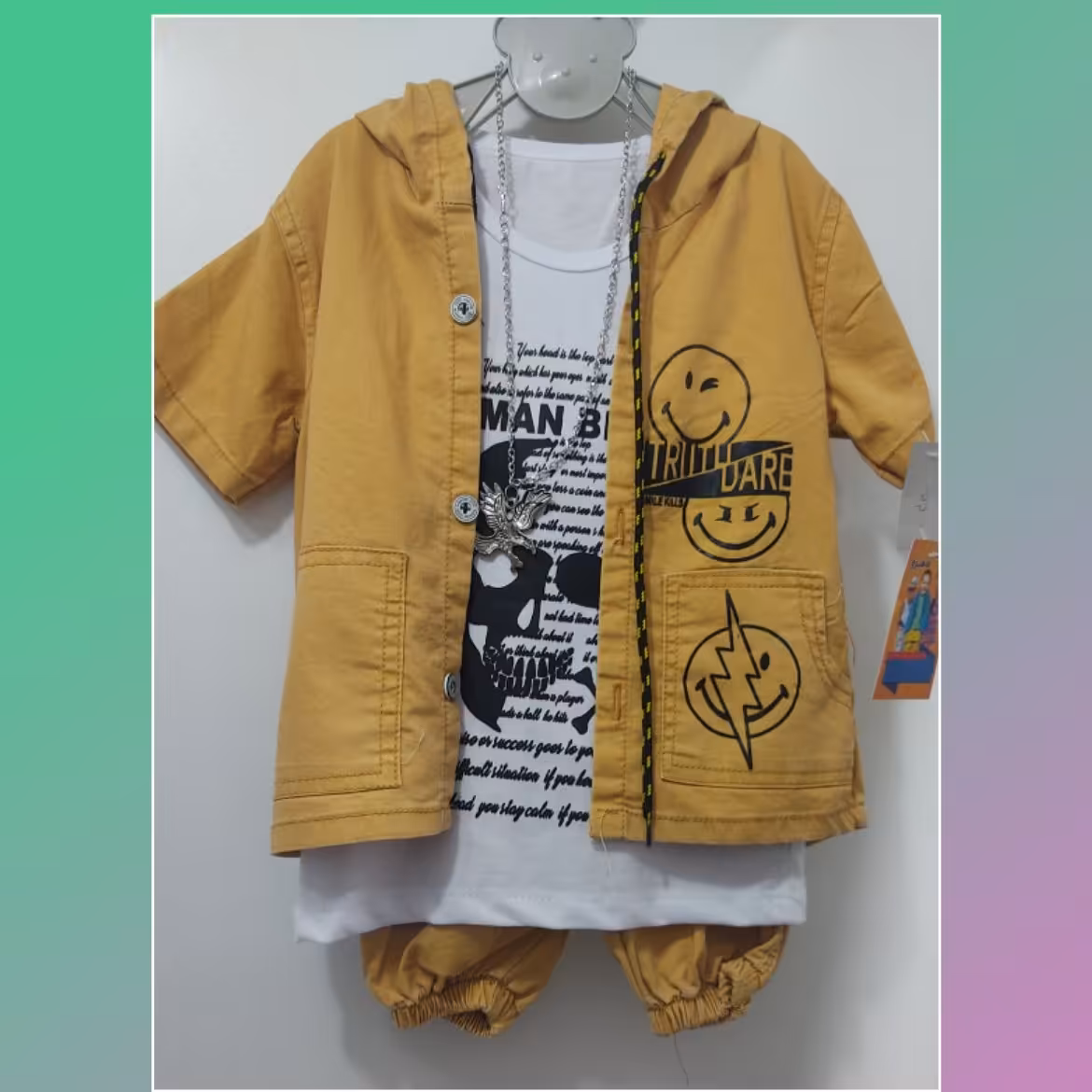 سه تیکه کتان پسرانه و دخترانه (اسپرت) 