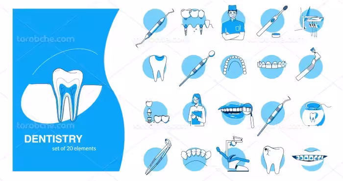 لوگوی دندان پزشکی | گرافیک با طعم تربچه