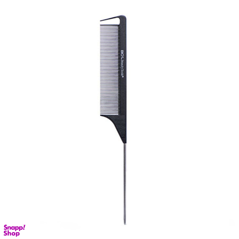 شانه دم باریک بیول (Biol) مدل گرافیت استایل رنگ مشکی