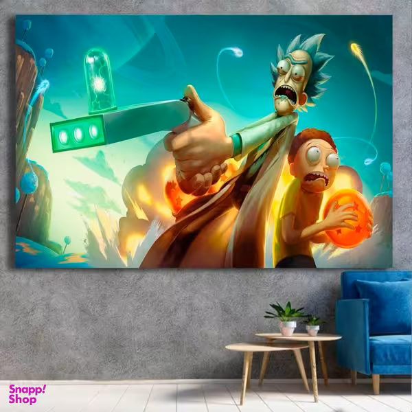 پوستر دیواری طرح ریک و مورتی مدل SDP215