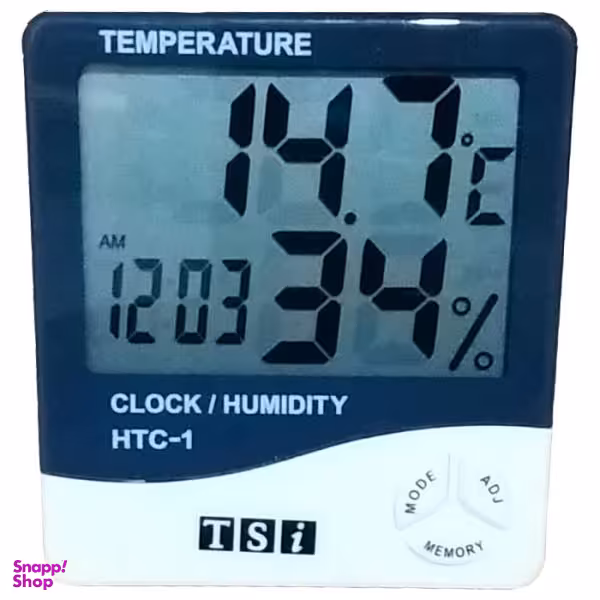 دماسنج و رطوبت سنج تی اس آی مدل HTC1