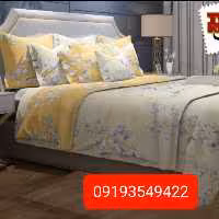  ،   لحاف سه تکه یک نفره بارو بالشو ملافه کشدار مناسب برای تخت و خواب پشم شیشه ای رنگ ثابت قابل شستشو