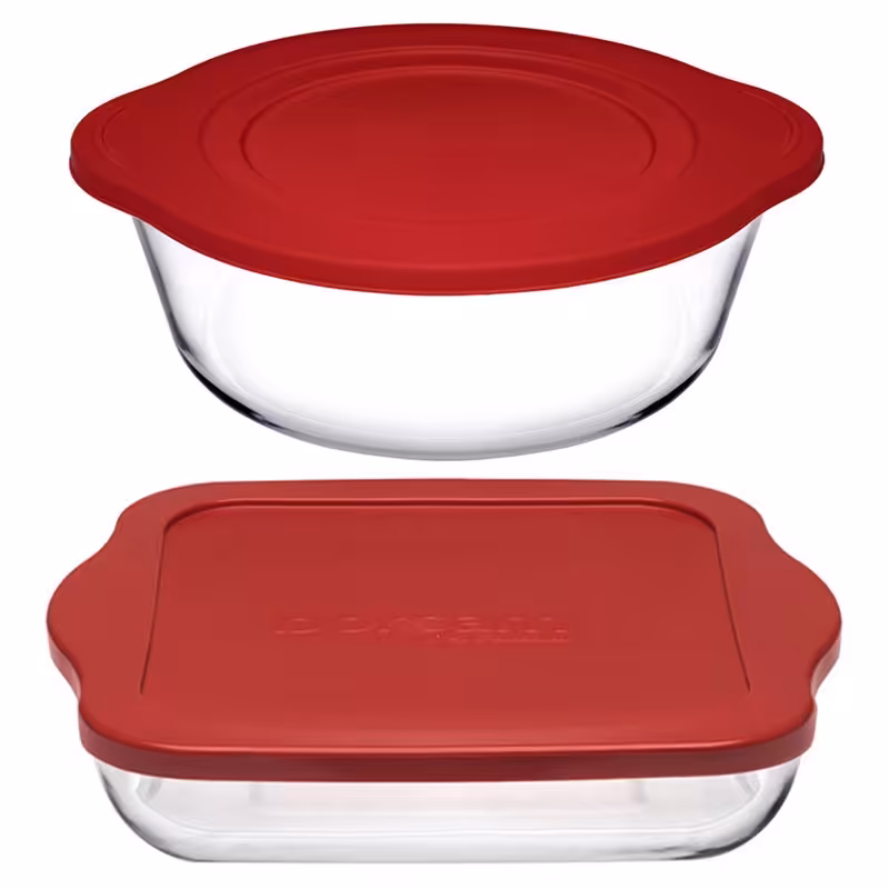 ظرف پخت پاشاباغچه مدل Borcam2023 مجموعه دوعددی اصل ترکیه