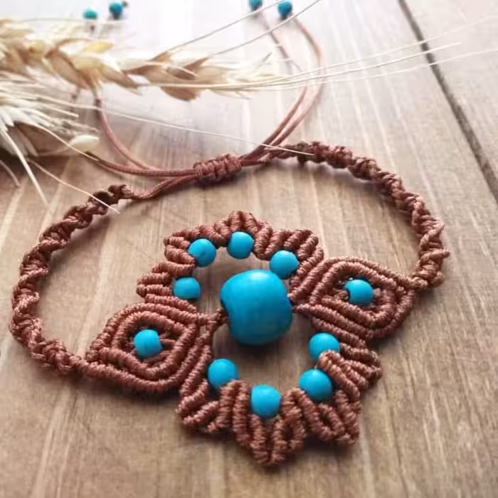 دستبند مکرومه (مکرمه)  مدرن