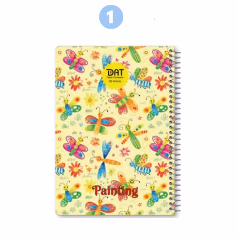 دفتر نقاشی وزیری 60 برگ سیمی 145