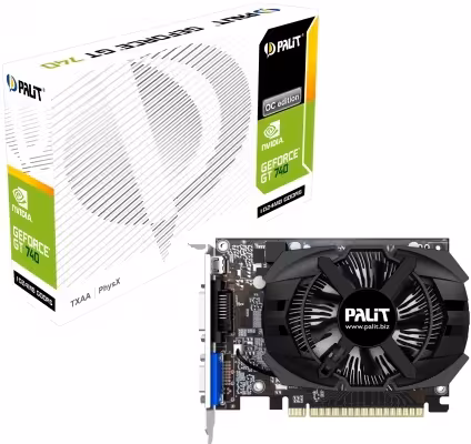 کارت گرافیک پلیت مدل جی تی 740 او سی با حافظه 1 گیگابایت