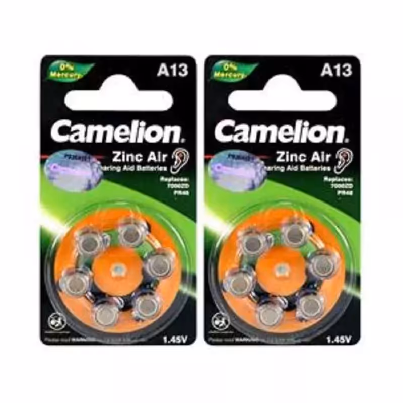 باتری سمعک کملیون مدل سمعکی A13 بسته 12 عددی