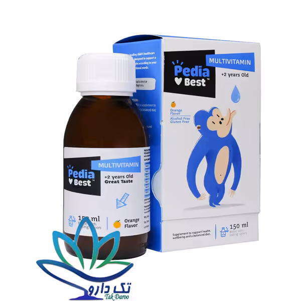شربت مولتی ویتامین پدیا بست 150 میلی لیتر