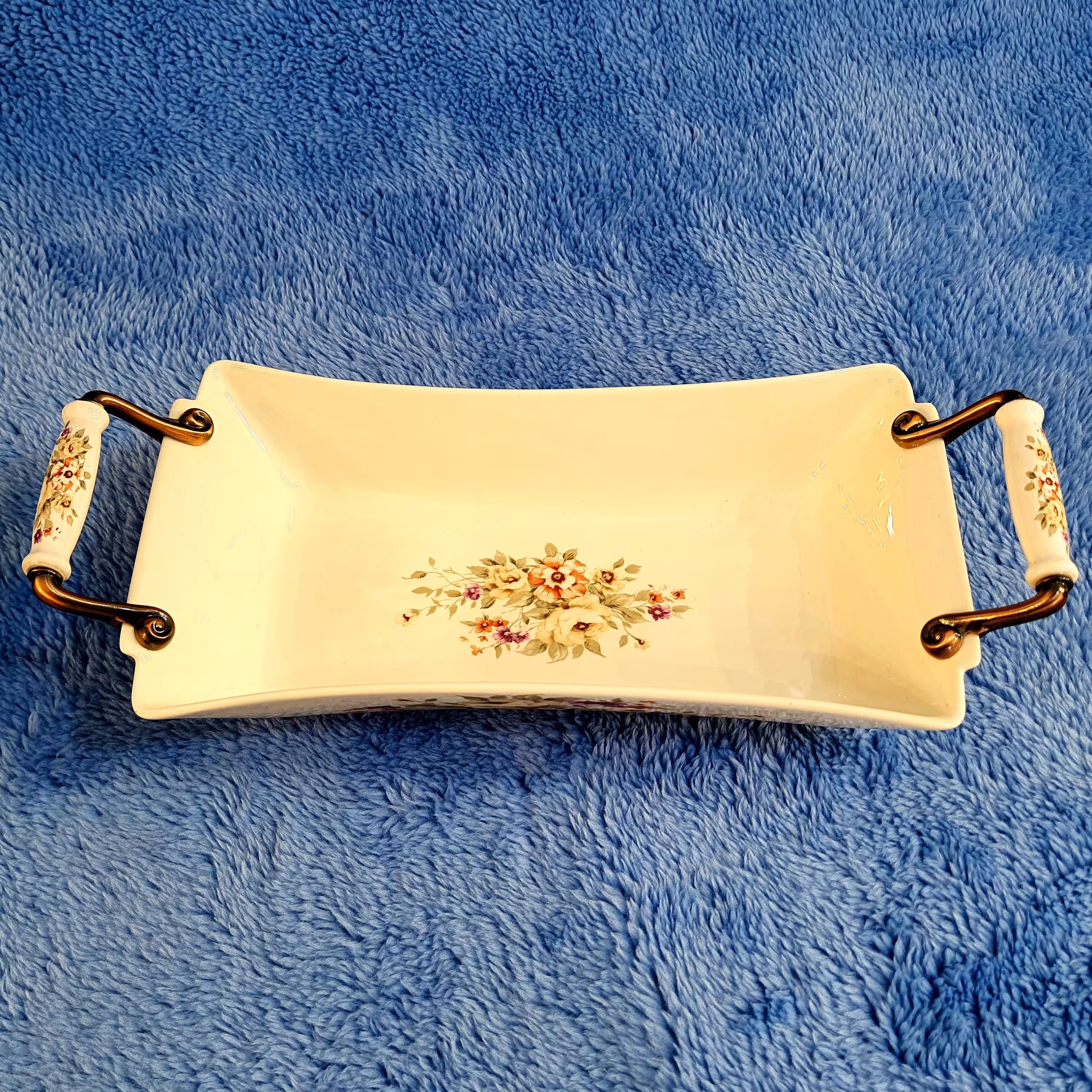 کشکول متوسط سرامیکی گل رز مدل 8571 برند RIVER