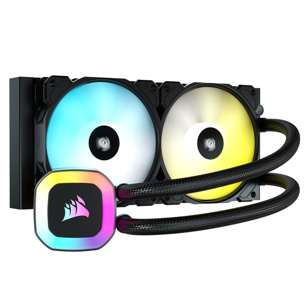 خنک کننده مایع پردازنده کورسیر مدل H100 RGB 240mm