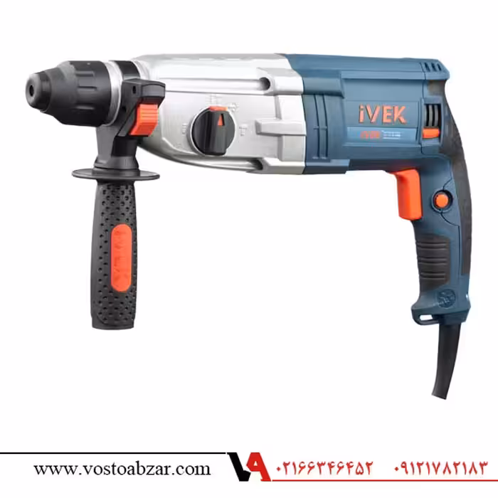 دریل بتن کن سه حالته چکشی نیم تنه فلزی30 میلیمتر ایوک مدل K-4730