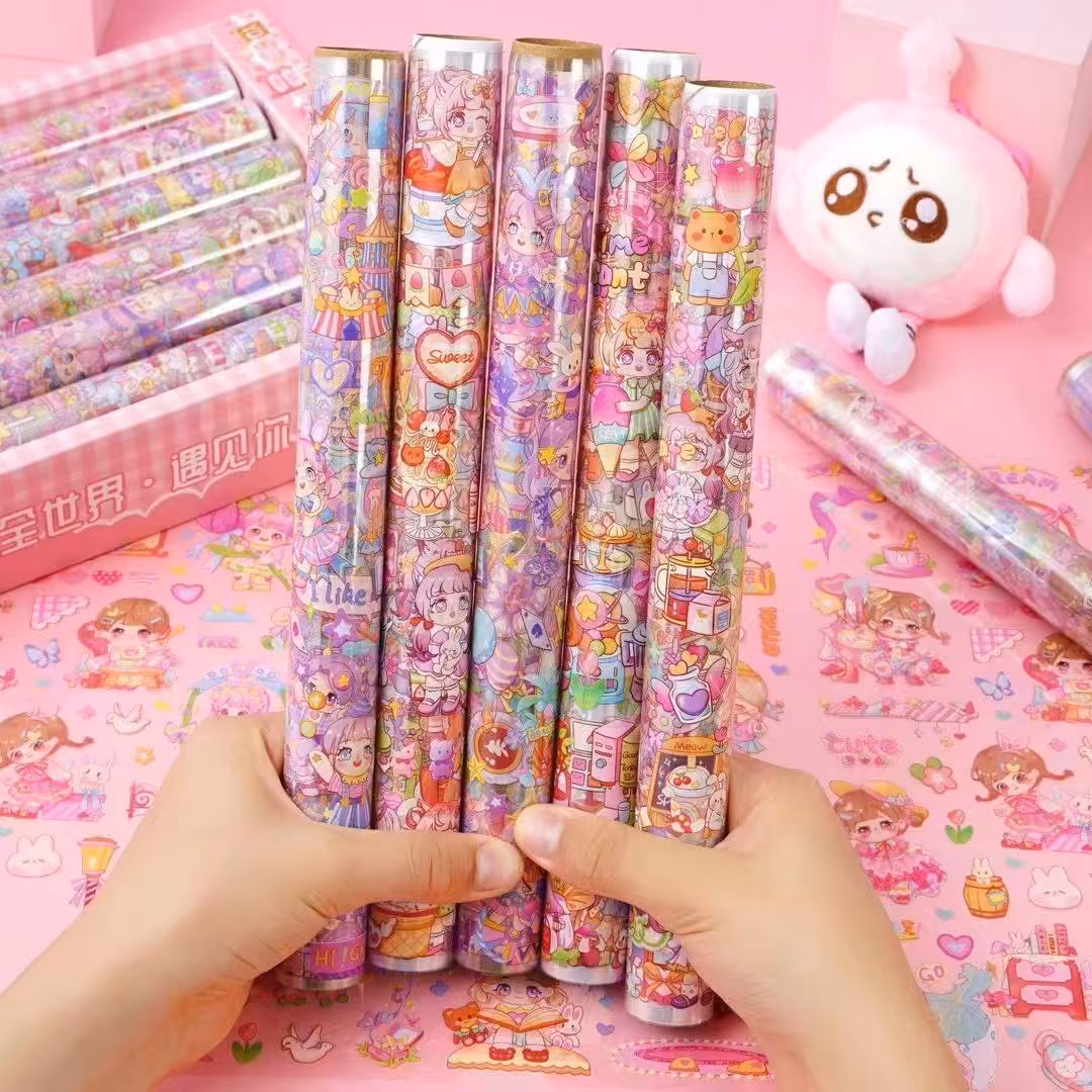 استیکر رولی نیم متری پینترستی استیکر رولی برش خورده نیم متر استیکر 