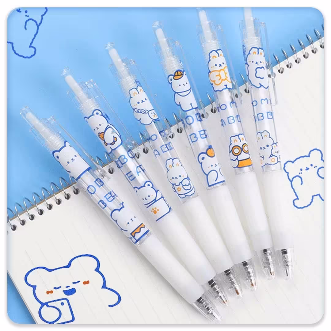 خودکار فشاری طرح خرس شاد