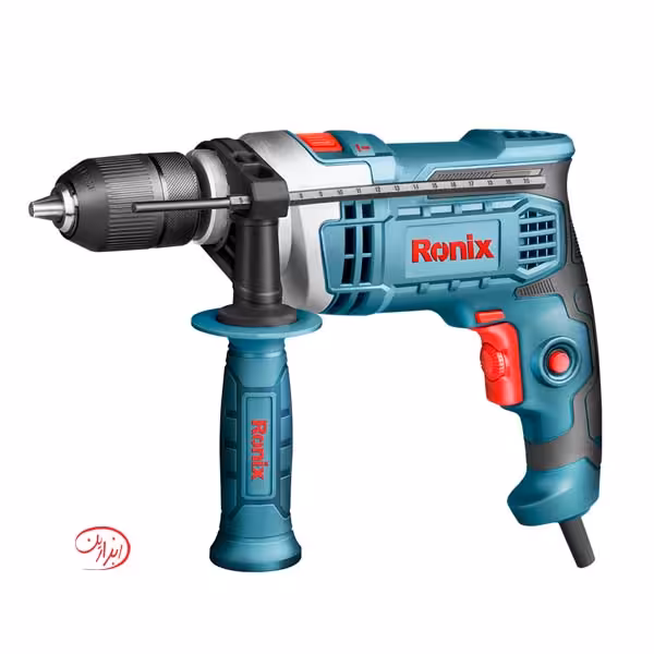 دریل 13 میلی‌متر چکشی اتوماتیک 750 وات رونیکس مدل 2215